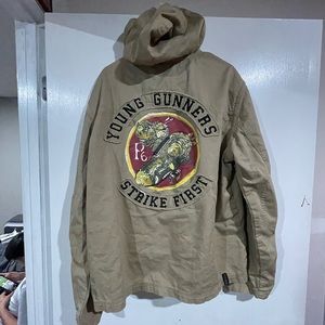 PARISH NATION 2XL Young Gunners Strike First Bomb Squadron Military Style Jacket
